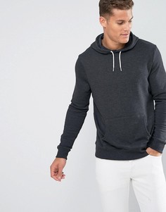 Худи темно-серого цвета с карманом New Look - Серый