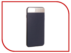 Аксессуар Чехол-накладка Dotfes G03 Aluminium Alloy Nappa Leather Case для APPLE iPhone 7 Plus Blue 47091