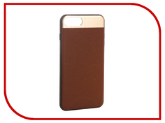 Аксессуар Чехол-накладка Dotfes G03 Aluminium Alloy Nappa Leather Case для APPLE iPhone 7 Plus Brown 47090