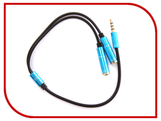 Аксессуар Jet.A 2.5 Jack-2x - 2.5 Jack JA-AC04 0.33m Blue