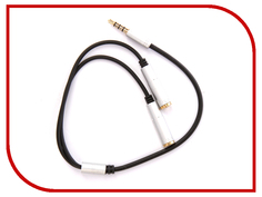 Аксессуар Jet.A 3.5mm Jack-2x - 3.5mm Jack 0.33m Silver JA-AC04