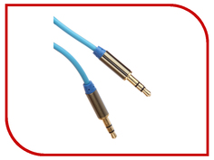 Аксессуар Jet.A 3.5mm Jack/M - 3.5mm Jack/M 1m Blue JA-AC01