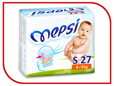 Подгузники Mepsi Premium S 4-9кг 27шт