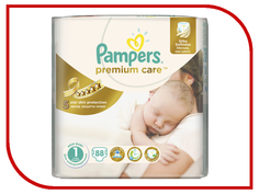 Подгузники Pampers Premium Care Newborn 2-5кг 88шт 4015400741602