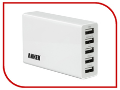 Зарядное устройство Anker 5xUSB A2134L21 White 904068