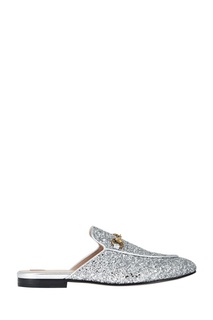 Слиперы с глитером Gucci