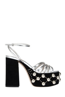 Комбинированные босоножки Miu Miu