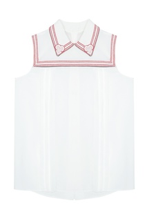 Однотонная блузка Miu Miu