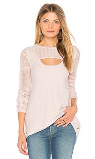 Пуловер с длинными рукавами и вырезом-капля lena - One Grey Day