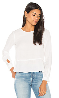 Button back peplum top - Bella Dahl