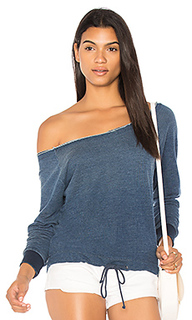 Tie front off the shoulder sweatshirt - Bella Dahl