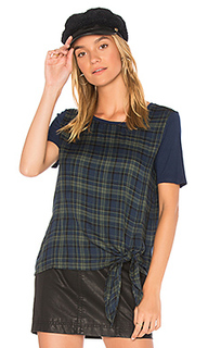 Short sleeve tie front tee - Michael Stars