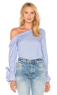 One shoulder tie sleeve top - J.O.A.