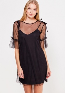 Платье LOST INK MESH SHORT SLEEVE DRESS ZE