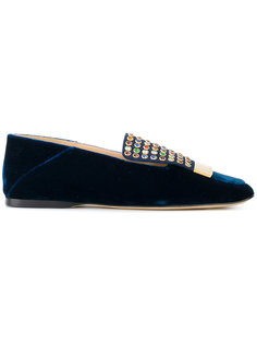 multicoloured stone loafers Sergio Rossi