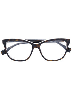 очки с оправой "кошачий глаз" Fendi Eyewear