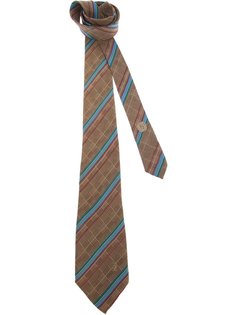 галстук в клетку Fendi Vintage