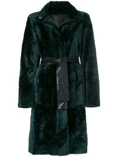 concealed button coat Drome
