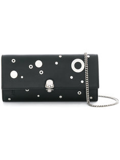 skull detail clutch Alexander McQueen