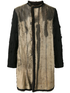 Basil mink fur lined coat  By Walid