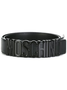ремень с логотипом Moschino