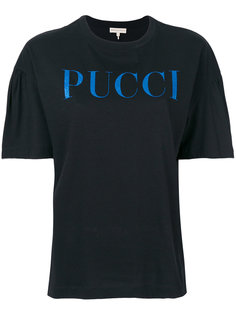 футболка с короткими рукавами и логотипом Emilio Pucci