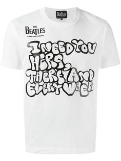 футболка с принтом I need The Beatles X Comme Des Garçons