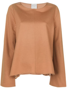 джемпер с контрастной вставкой  Forte Forte