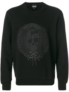 толстовка с принтом черепа Just Cavalli
