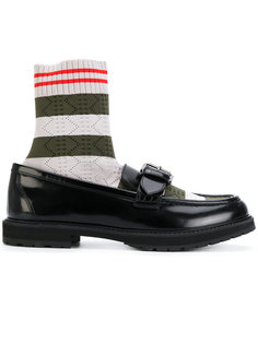 loafer sock boots Fendi