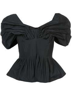 off shoulder structured blouse  Brock Collection