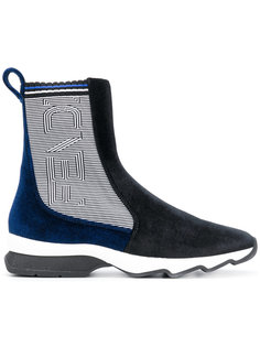 panelled ankle boots Fendi