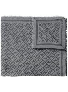 шарф с принтом-логотипом Fendi