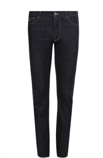 Джинсы прямого кроя с контрастной прострочкой Canali