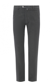 Хлопковые брюки прямого кроя Kiton