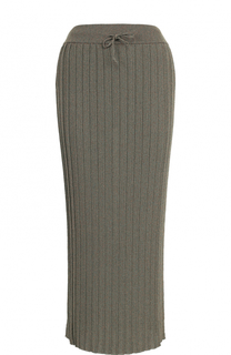 Вязаная плиссированная юбка-миди Paul&amp;Joe
