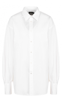 Хлопковая блуза свободного кроя Polo Ralph Lauren