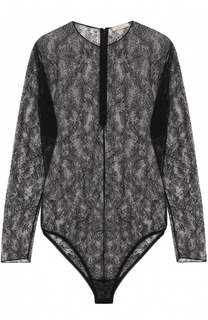 Кружевное боди с длинным рукавом Nina Ricci