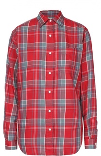 Блуза в клетку прямого кроя с накладным карманом Denim&amp;Supply by Ralph Lauren