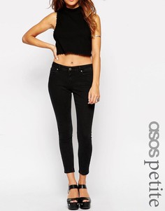 Черные джинсы скинни ASOS PETITE Whitby - Черный