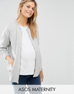 Бомбер для беременных ASOS Maternity Ultimate - Серый