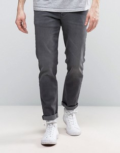 Темно-серые узкие джинсы стретч ASOS - Серый