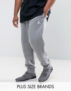 Серые флисовые джоггеры Nike Jordan PLUS 823071-091 - Серый