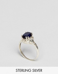 Серебряное кольцо с синим турмалином Regal Rose Endless Love - Серебряный