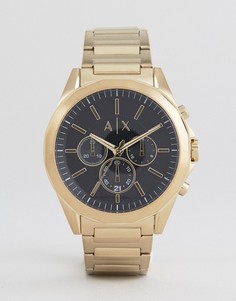 Золотистые часы-хронограф Armani Exchange AX2611 - Золотой