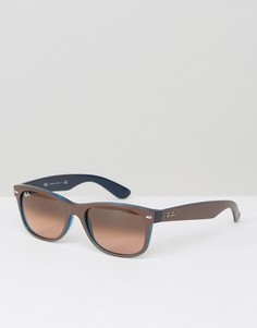 Солнцезащитные очки-вайфареры Ray-Ban 0RB2132 - Коричневый