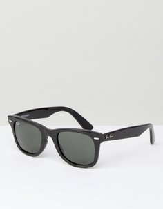 Солнцезащитные очки-вайфареры Ray-Ban 0RB4340 - Черный