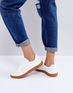 Кроссовки в стиле ретро с каучуковой подошвой в крапинку Le Coq Sportif Icons - Белый