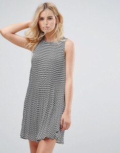 Платье А-силуэта с зигзагообразным принтом Pepe Jeans Lorin - Серый