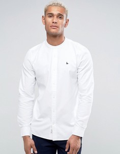 Белая рубашка классического кроя с воротником на пуговицах Jack Wills - Белый